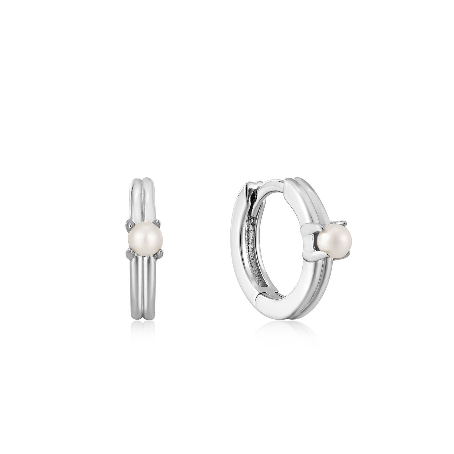  Pearl Power - Earrings - Silver / Rhodium plated - Pearl